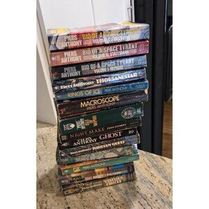 Lot of 14 Piers Anthony Xanth series vintage fantasy paperbacks Bio